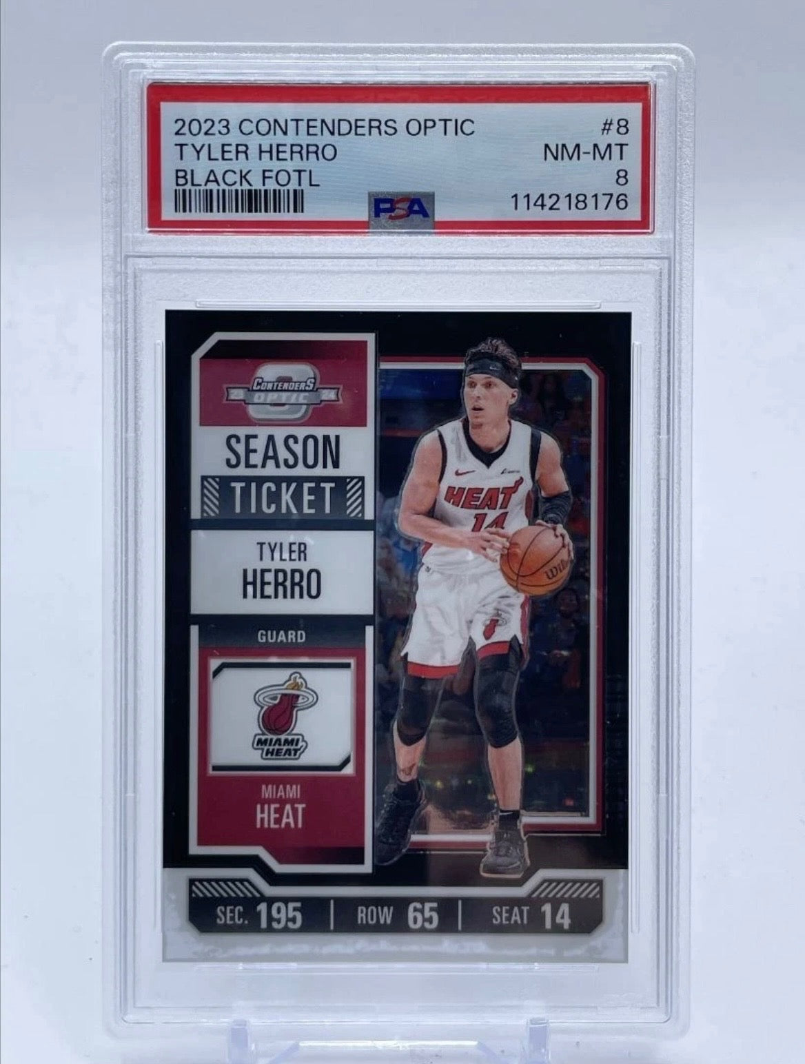 Tyler Herro black FOTL 3/3 contenders optic