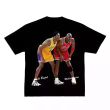 Micheal Jordan and Kobe Bryant iconic graphic tee