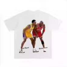 Micheal Jordan and Kobe Bryant iconic graphic tee