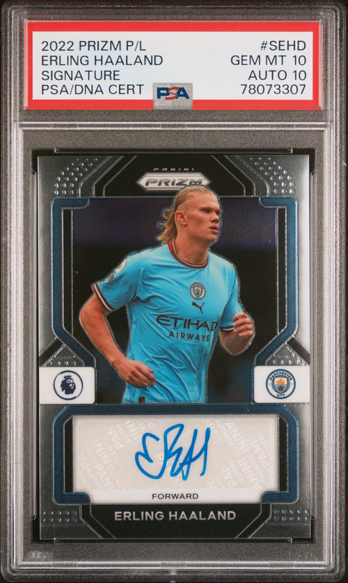 2022-23 Panini Prizm Premier League Signatures Erling Haaland #SEHD