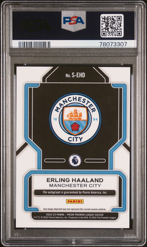 2022-23 Panini Prizm Premier League Signatures Erling Haaland #SEHD